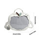 Preppy Styles Crossbody Bag for Pin Display Apples Shape Itabag PU Leather Shoulder Bag Sweet Backpack Messenger Bag — image 7 of 14