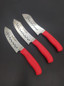 Stainless steel 3 pcs  Kitchen knife set, chef knives set, butcher knives, meat knife — image 5 of 6