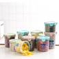 2pcs Kitchen Transparent Sealed Jar Refrigerator Snack Food Seal Preservation Storage Boxes Grain Organizer Jar Home Kitchen Supplies — image 5 of 16