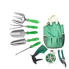 9pc/set Stainless Steel Thickened Garden Shears Garden Shovel Garden Supplies Set Garden Tools — image 3 of 10