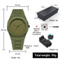Waterproof Sports Watch for Men - Durable Rubber Strap Quartz Watch — image 24 of 40