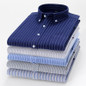 Mens Oxford Shirts Formal Business Long Sleeves Cotton Casual Dress Shirts Tops — image 4 of 16
