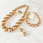 4Pcs/Set Elegant Vintage Pearl Necklace Set Korean Style Women Choker Bridal Wedding Jewelry with Earrings Ring Fashion Accessories — image 12 of 55