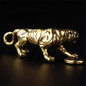 4PCS Tiger Casting Animal Figurine Abstract Geometric Style Metal Retro Sculpture Home Office Room Desktop Decoration Gift Diy — image 4 of 9