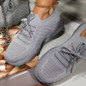 Women's Fashion Sneakers Casual Shoes Comfortable Mesh Lace-Up Ladies Sport Shoes Wedges Chunky Women's Vulcanized Shoes Females Sneakers zapatos de mujer chaussures femme — image 7 of 9