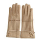 1 pair of thermal gloves, suitable for girls in winter, velvet, windproof and cold-proof temperament, elegant touch-screen split-finger gloves, left and right hands — image 7 of 22