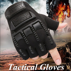 4 Colors Army Combat Military Fitness Anti-slip Breathable Half Finger Fingerless Tactical Gloves — image 3 of 16