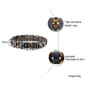 Double Hematite Tiger's Eye Bracelets Men Tiger Eye & Hematite Charm Bracelets for Women Natural Energy Stone Bracelet Jewelry — image 4 of 16