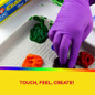 Colored Nitrile Gloves 100 Gloves Disposable (Latex-Free) For Cleaning, Baking, Gardening, Dishwashing, 5 Assorted Colors, Adult Size (1 Box Of 100 Gloves) — image 6 of 6
