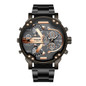 Oversized Dial Dual Time Watch for Men - Sporty Multifunction Quartz Watch — image 9 of 16