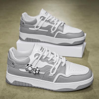 Trendy Chunky Sole Skate Shoes for Men - Casual Streetwear Sneakers — image 2 of 9