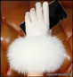 Genuine Sheepskin Gloves with Fox Fur Cuff | Winter Warm Touchscreen Riding Gloves — image 16 of 17