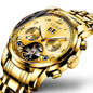 TEVISE Tourbillon Calendar Watch for Men | Classic Mechanical Timepiece with Date Display — image 15 of 17