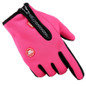 Winter Touchscreen Gloves for Cycling & Skiing - Fleece Lined, Windproof, Zippered, Unisex Cold Weather Sports Gloves — image 6 of 8