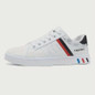 Men’s Striped Low-Top Skateboard Sneakers – Breathable, Cushioned, Lace-Up – All-Season Casual & Sporty Footwear — image 10 of 10