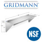 12-in Deep NSF Stainless Steel Kitchen Wall-Mount Shelves — image 6 of 7