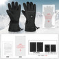 Heated Touchscreen Gloves for Winter - Outdoor Skiing, Cycling & Fishing — image 8 of 10