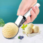 1Pc, Ice Cream Scoop, Premium Ice Cream Scoop with Trigger, Stainless Steel Ice Cream Scoop, Heavy Duty Metal Ice Cream Scoop, Watermelon Scoop, Dessert Scoop, Dishwasher Safe, Great for Frozen Yogurt, Ice Cream, Sundaes, Kitchen Accessories — image 12 of 18