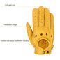Mens Reverse Stitched Driving Motorcycle Breathable Gloves Non-slip — image 11 of 11