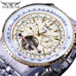Automatic Watches for Men Fashion Brand JARGAR Men's Big Face Automatic Mechanical Male Wrist Watch Steel — image 13 of 25