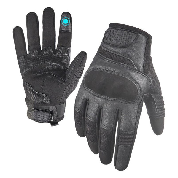 Tactical Outdoor Gloves - Hard Shell Full Finger Protection for Motorcycling, Hiking, and Combat Training — image 1 of 11