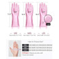 3 Pack Reusable Cleaning Gloves Latex Free, Dishwashing Gloves With Cotton Flock Liner And Embossed Palm, Waterproof Household Gloves For Laundry, Gardening (Small) — image 5 of 9