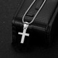 Stainless Steel AAA+ CZ Small Pendant Necklace For men Lover's Golden Chain Big Cross Necklace Gold Plated Cross Religious Jewelry — image 12 of 15
