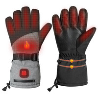 Heating Thermal Gloves Touchscreen Heated Gloves Winter Hiking Sport Gear — image 2 of 12