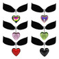 Fashion Velvet Choker Heart Crystal Pendant Necklaces Black Velvet Clavicle Chain Necklace Simple Velvet Women Jewelry — image 4 of 9