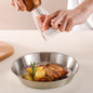 Space Efficient Stainless Steel Frying Pans Nonstick Kitchen Cooking Frypan with Folding Handle Camping Cookware — image 9 of 12
