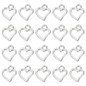 50/100Pcs Alloy Mini Sweet Hollow Love Heart Shape Charms for DIY Earrings Jewelry Making Accessories — image 11 of 11