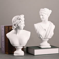 Ancient Greece European Resin David Venus Head Statuees Decoration Home Livingroom Goddess Sculpture Figurin Office Desktop Furnishing Crafts — image 3 of 13