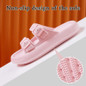 Double Buckle Adjustable 4cm Thickness Ultra Cushioning Sandals Slippers Soft Slide Sandals for Women Men Non-Slip Shower Shoes Bath Slippers Summer Beach Slides — image 9 of 32