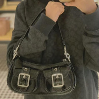 Koujia Vintage Shoulder Bag Retro French Baguette Crossbody Bag for Women — image 2 of 12