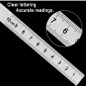 Stainless Steel Round Head 180 degree Protractor Angle Finder Rotary Measuring Ruler Machinist Tool 10cm Craftsman Ruler — image 12 of 13