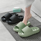 Slippers for Women Men Indoor and Outdoor House Slippers Bathroom Shower Shoes Anti-slip Slides Water  Leaking Beach Slippers Summer Couple Slippers Hollow Bath Slippers — image 6 of 29