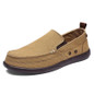 Breathable Canvas Loafers for Men | Slip-On Casual Shoes with Classic Design — image 4 of 9