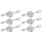 6PCS/10PCS/12PCS Locking Magnetic Clasps Rose Jewelry Magnetic Clasp Necklace Lobster Clasp Closures Magnetic Clasp Connector Chain Extenders for Jewelry Necklace Bracelet — image 20 of 23