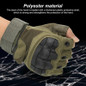 Tactical Gloves, Outdoor Gloves Fingerless Glove for Riding, Cycling, Motorcycle, Hunting, Shooting, Hiking, Camping, Airsoft, Paintball Gloves — image 12 of 17
