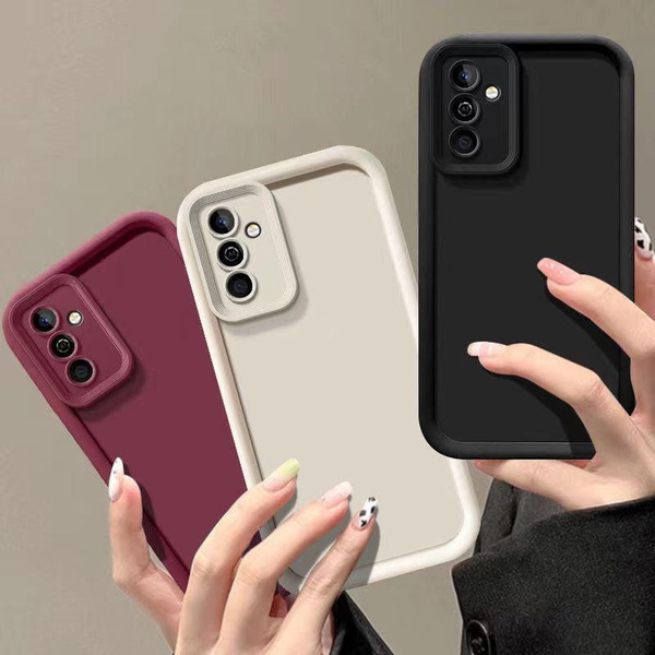 For Samsung Galaxy S25 S24 S23 S22 Ultra Plus S21 FE A14 A34 A15 A35 A52 A53 A54 5G Candy Color Phone Case Shockproof Soft Cover — image 1 of 13