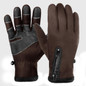Touchscreen Winter Gloves for Cycling & Skiing - Fleece Lined, Windproof, Thermal with Zipper Closure — image 14 of 26