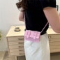 Women's small square bag messenger bag - buckle open and close Korean version/European and American style handbag, casual and formal dual-purpose bag, suitable for daily commuting or special occasions — image 11 of 21