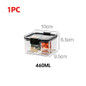 1pcs 460/700/1300/1800ML Food Storage Container Plastic Kitchen Refrigerator Noodle Box Multigrain Storage Tank Transparent Sealed Cans — image 11 of 21