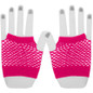 Punk Goth Candy Colors Net Gloves Without Fingers Lady Disco Dance Costume Lace Fingerless Mesh Fishnet Gloves — image 5 of 10