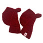 Keep Warm Lengthen Wrist Gloves Solid Color Half Finger Mitten for Teens — image 12 of 20