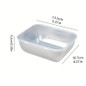6/12/18PCS Stainless Steel Baking Pan with Clear Lid, Rectangular Metal Bakeware Tray for Oven Roasting, Bread, Cakes, Meal Prep, Reusable Food Storage Container, Dishwasher Safe Baking Tray for Kitchen Cooking — image 6 of 18