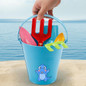 Beach Toy Outdoor Sand Play Bucket Toy with Shovel Rake Garden Planting Toy Bathtub Water Play Toy Kids Educational Toy — image 6 of 12