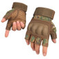 Tactical Half-Finger Gloves with Exoskeleton Armor | Camouflage, Anti-Impact, Slip-Resistant for Outdoor Sports & Riding — image 9 of 10