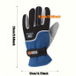 1Pair Unisex Windproof Gloves, Warm Running Gloves with Adjustable Straps, Winter Sports Gloves, Adjustable Strap Gloves — image 9 of 17