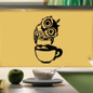 Cute Cartoon Animal Owl Cup Kitchen Restaurant Decoration Wall Stickers Home Decoration Living Wall Stickers — image 6 of 9